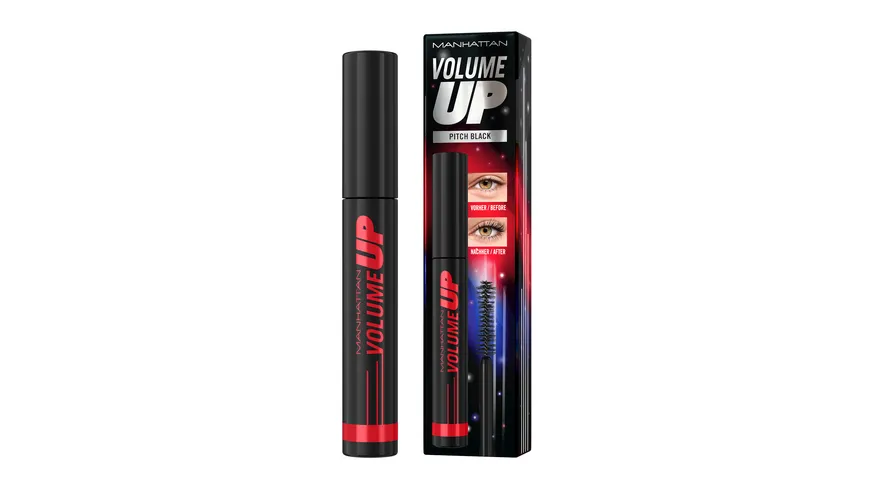 MANHATTAN COSMETICS Volume Up Mascara 8 ml 004 - Pitch Black