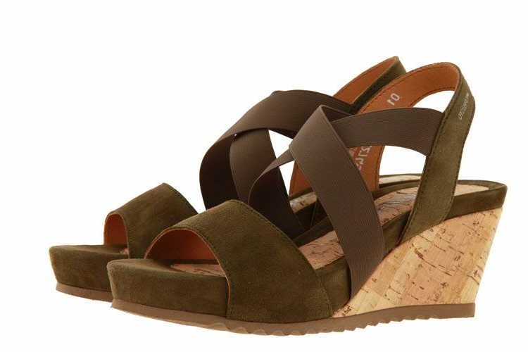 MEPHISTO Keilsandalen braun CORK LODEN
