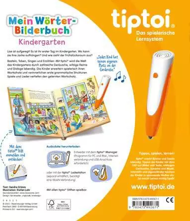 tiptoi® Mein Wörter-Bilderbuch Kindergarten