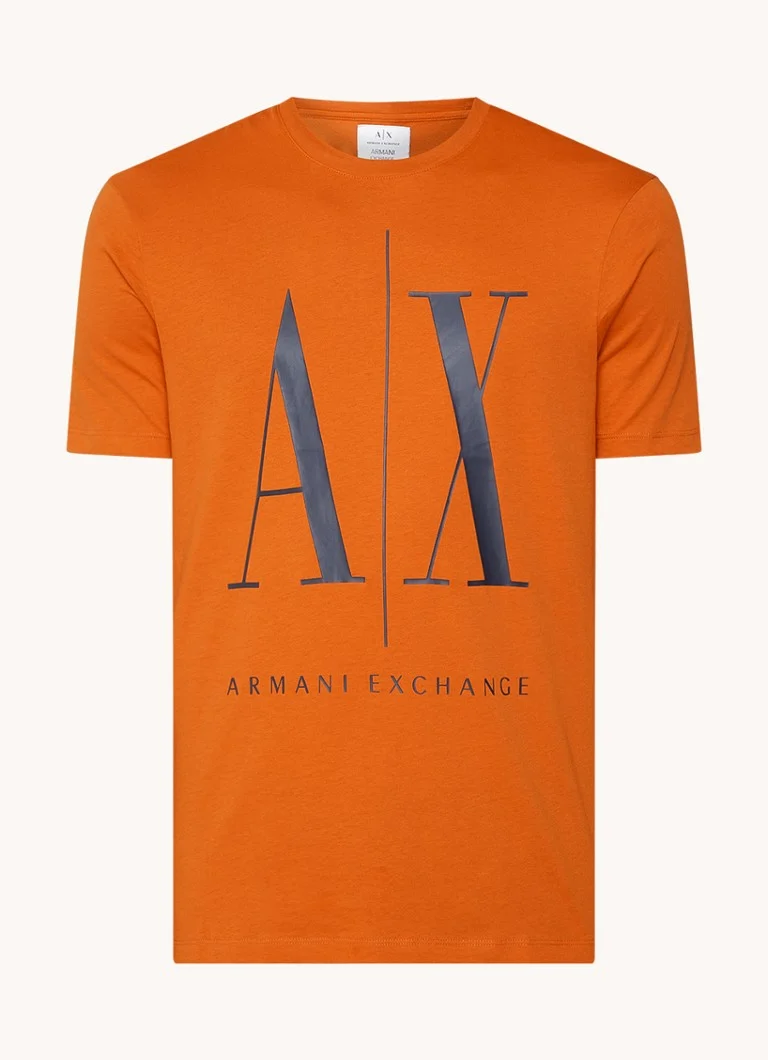 Tricou Armani Exchange cu logo imprimat
