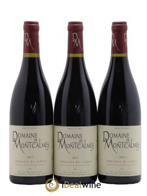 Terrasses du Larzac Domaine de Montcalmès Frédéric Pourtalié  2015 - Lot de 3 Bouteilles