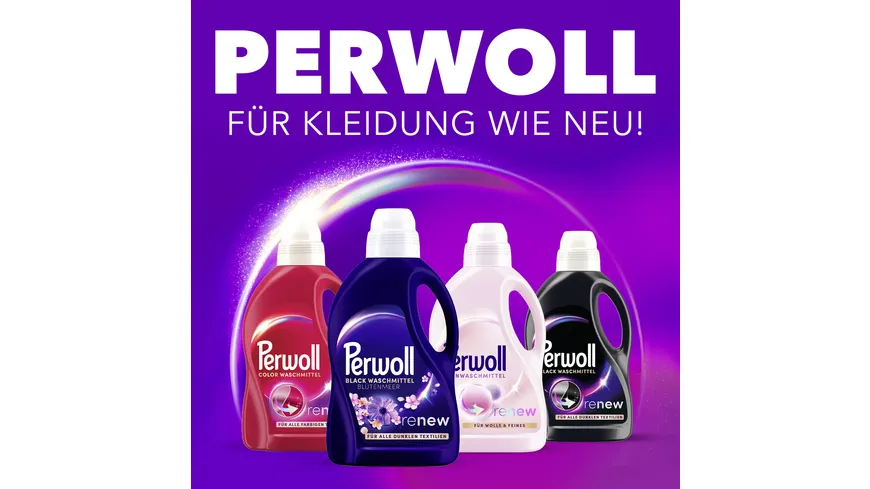 Perwoll Renew Black Waschmittel Blütenmeer 1.35 l
