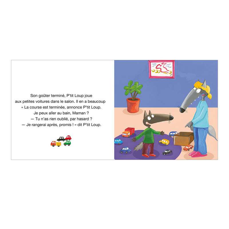 Livre P tit loup ne veut pas ranger - Auzou