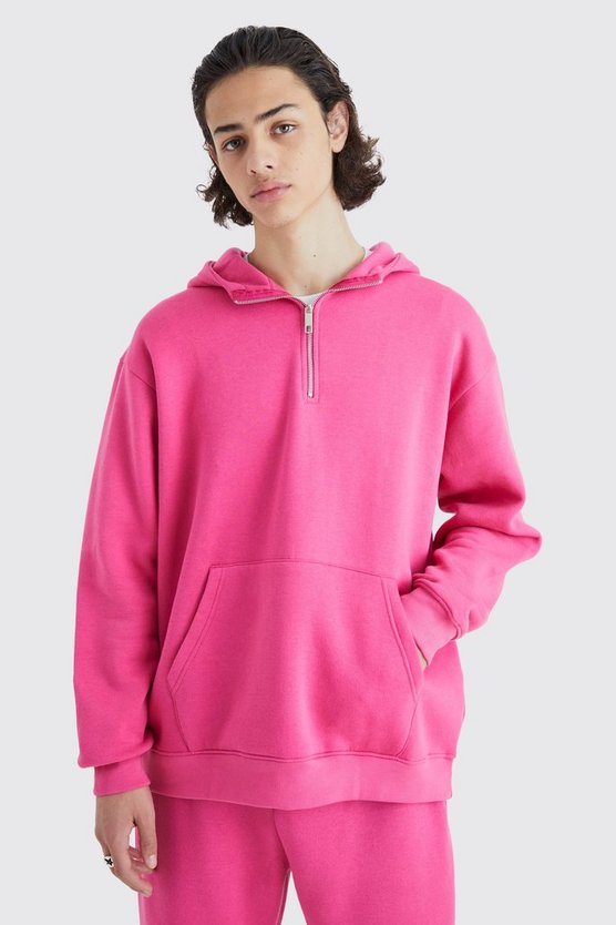 Oversize Hoodie mit Teufelshorn Graffiti-Print
