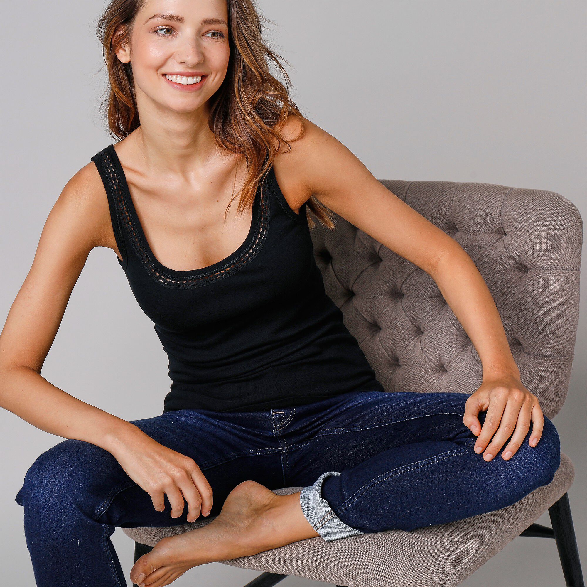 Débardeur macramé