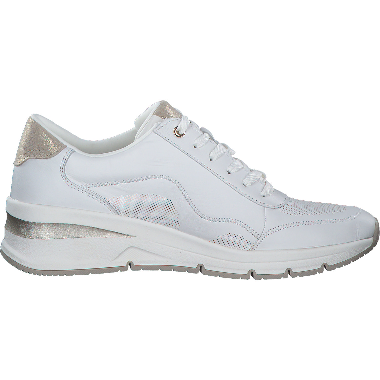 Tamaris 23761-42, Schnürschuhe, Damen, Weiß