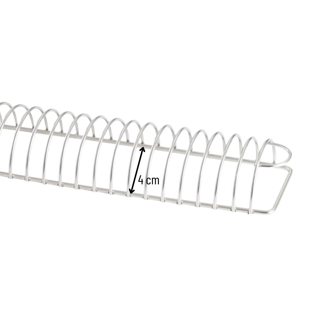 Orange85 19 Reihen Edelstahl-Rippchenhalter
