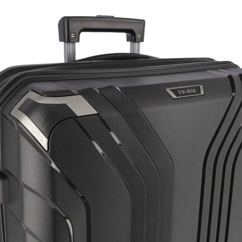 Travelite ELVAA Trolley S mit 4 Rollen - Schwarz
