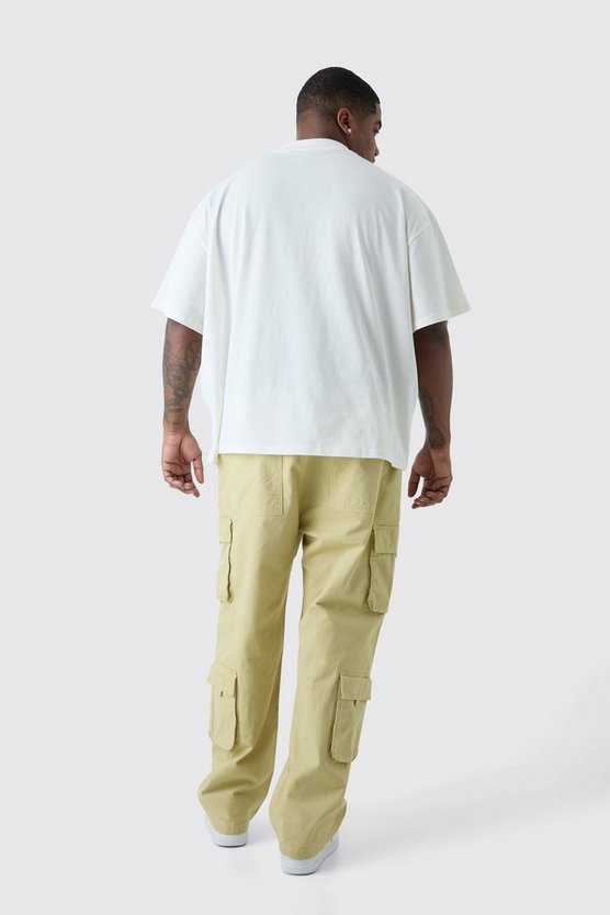 Plus kastiges Oversize T-Shirt mit Bronx-Print