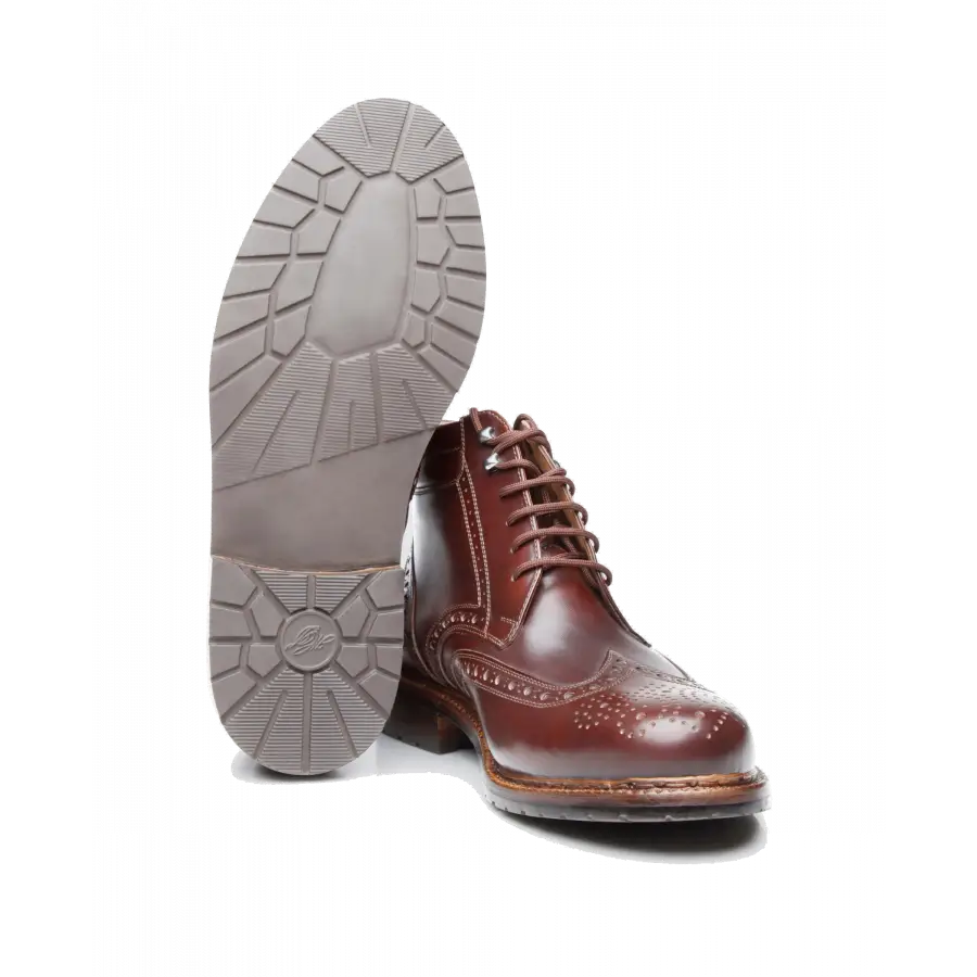 Heinrich Dinkelacker - Stiefeletten JANOSCH K FUL-BROGUE AC Antikcalf - braun