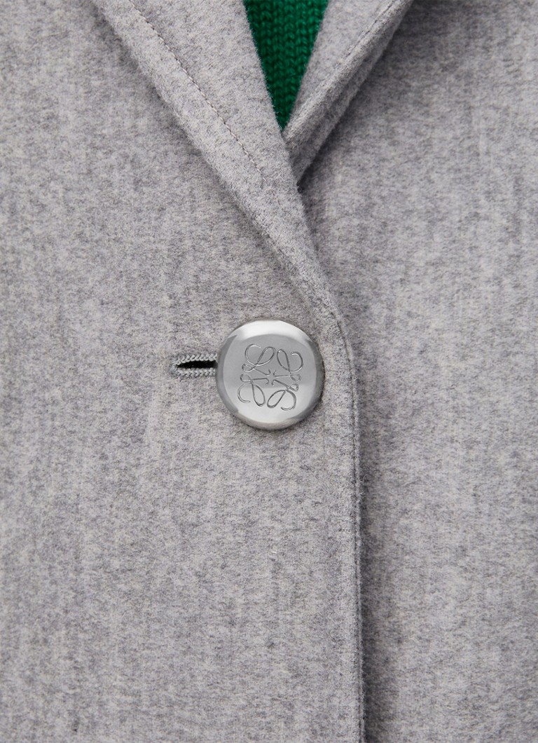 LOEWE Pebble mētelis no kašmira maisījuma ar sasienamu jostu