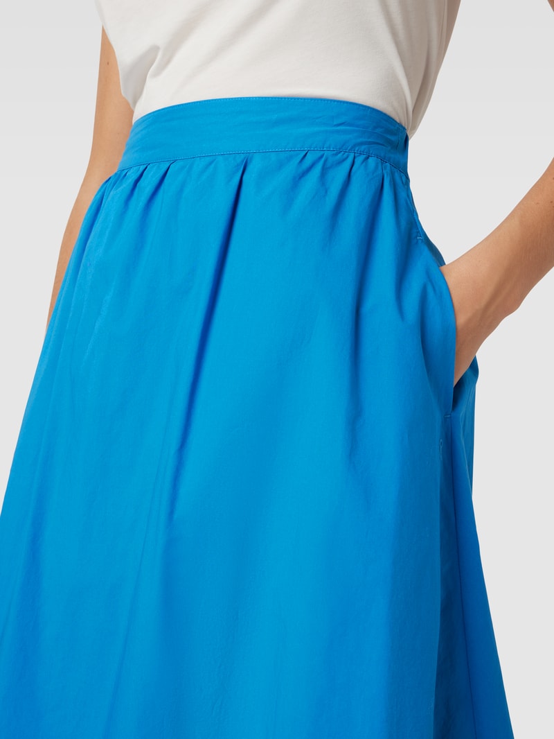 Midirock in A-Linie Modell 'JASIN' in royalblau