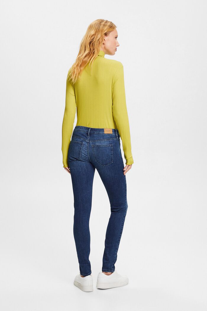 Skinny Jeans mit niedrigem Bund