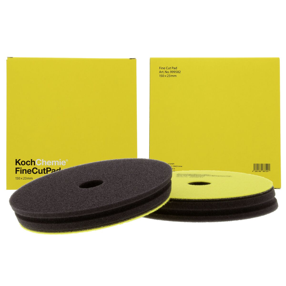 Koch Chemie Fine Cut Pad Polierschwamm Ø150-165mm gelb
