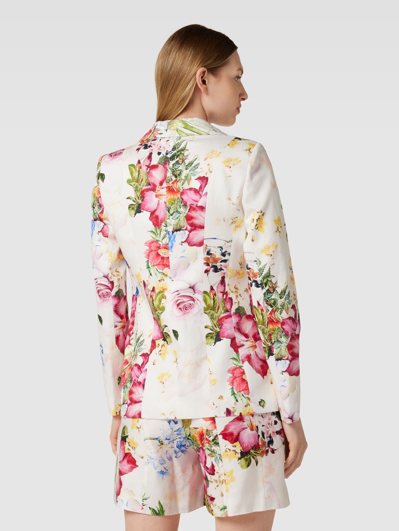 Blazer mit Reverskragen in weiß