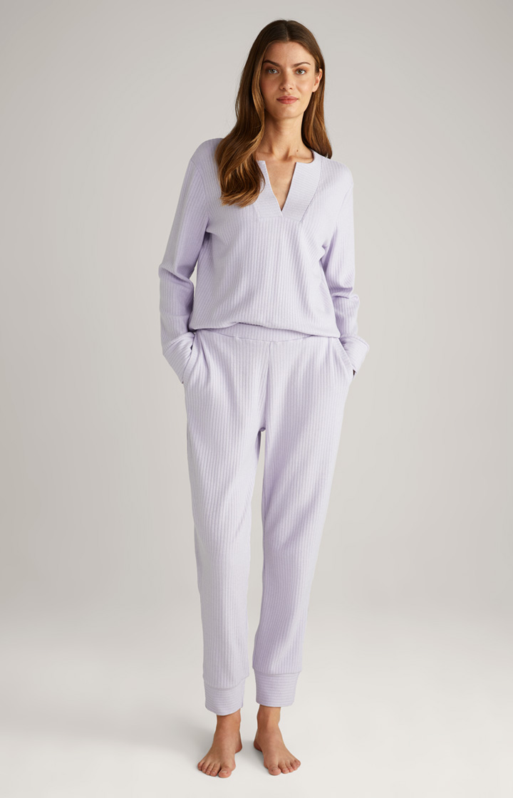 Loungewear Ripp-Joggpants in Lavender