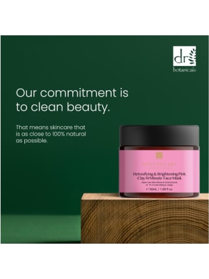 Skinchemists Entgiftende & aufhellende Gesichtsmaske aus rosa Tonerde 10 Minuten günstig kaufen onesize