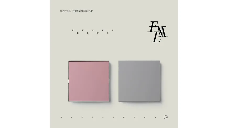 SEVENTEEN 10TH MINI ALBUM FML (FADED MONO LIFE) Version 2