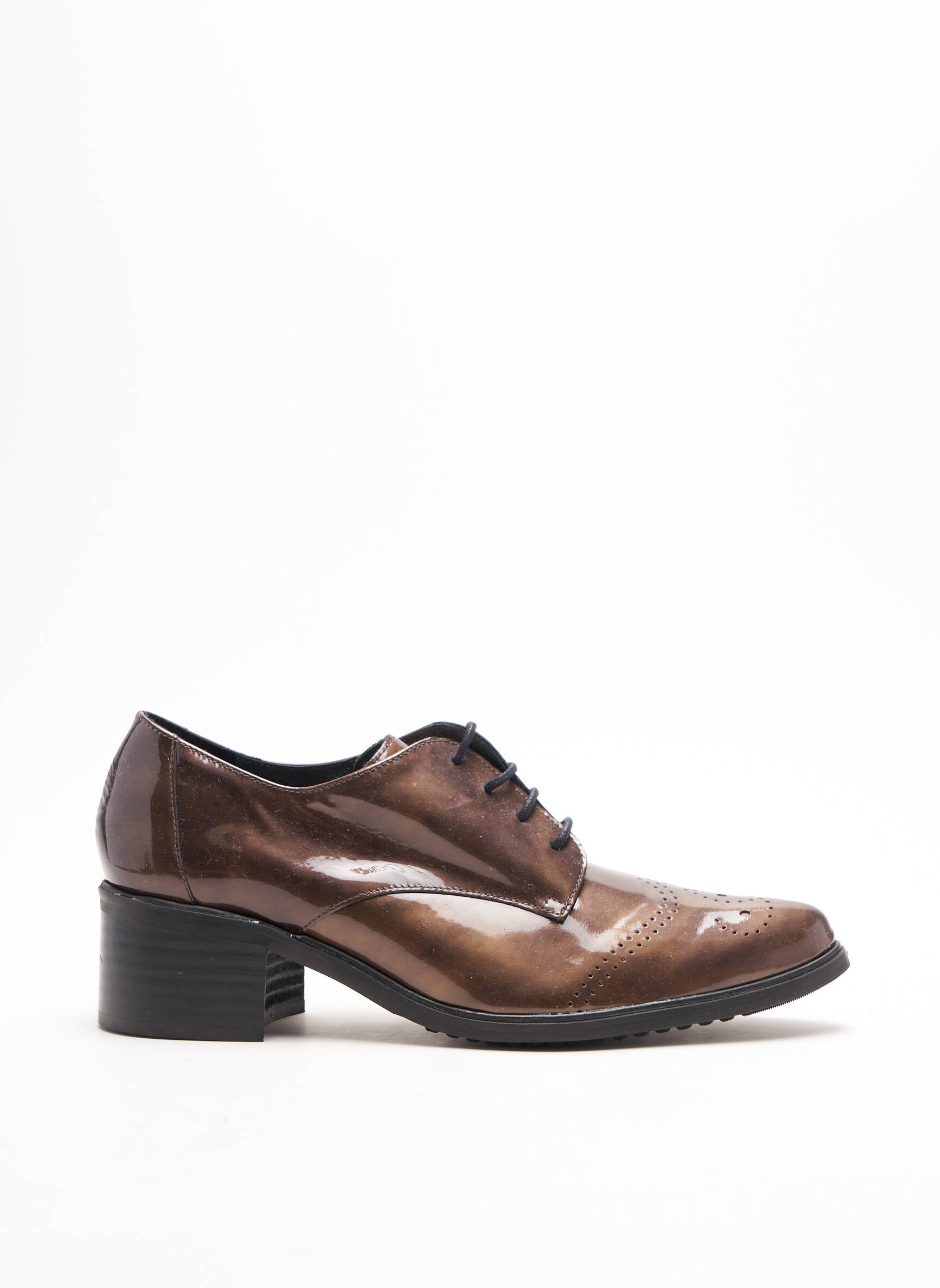 France Mode Derby Femme couleur marron