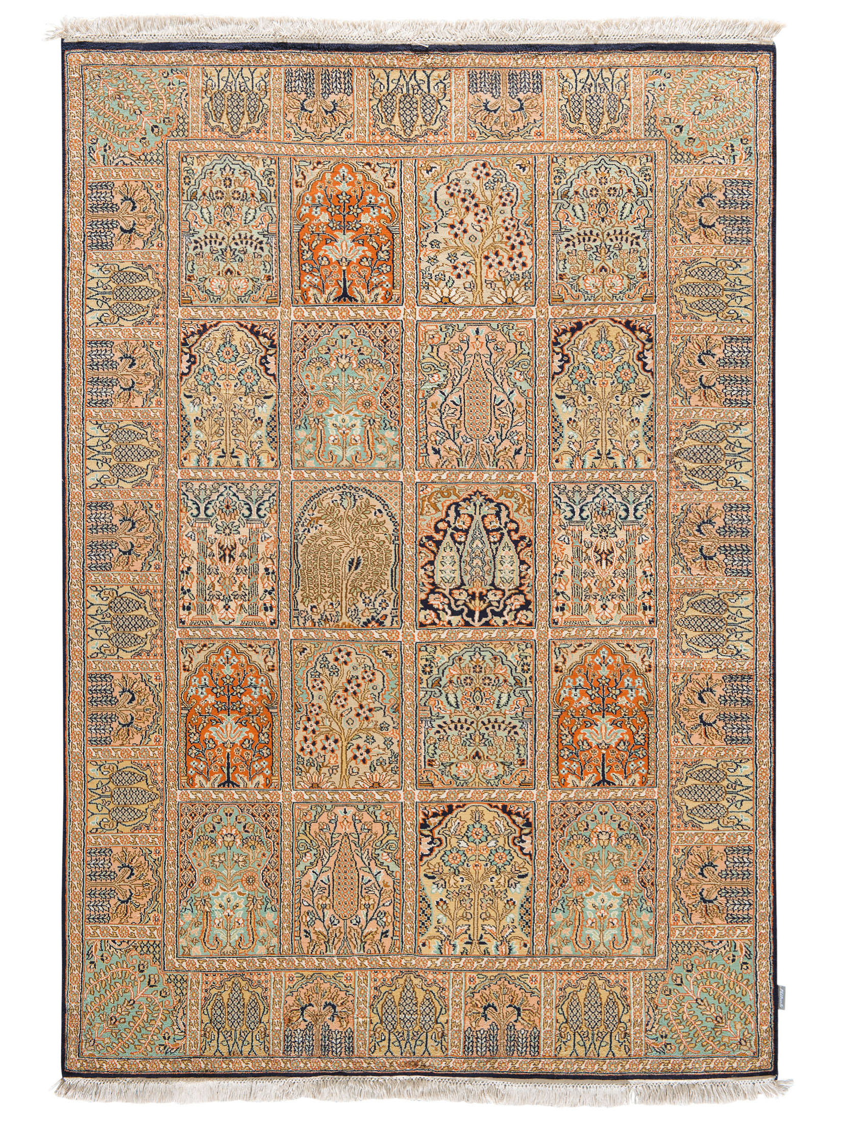 Kaschmir Seide 16/16 ca. 126 x 181 cm, Unikat / Einzelstück