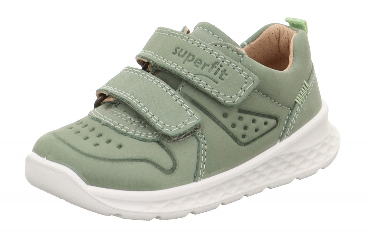 BREEZE - Hellgrün Sneaker low mit Klettverschluss