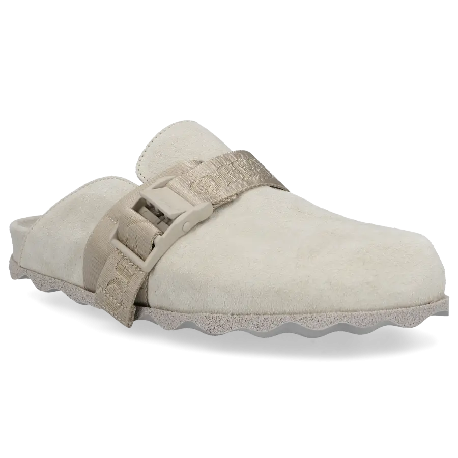 Proenza Schouler - Hausschuhe OWIJ020S Veloursleder - beige