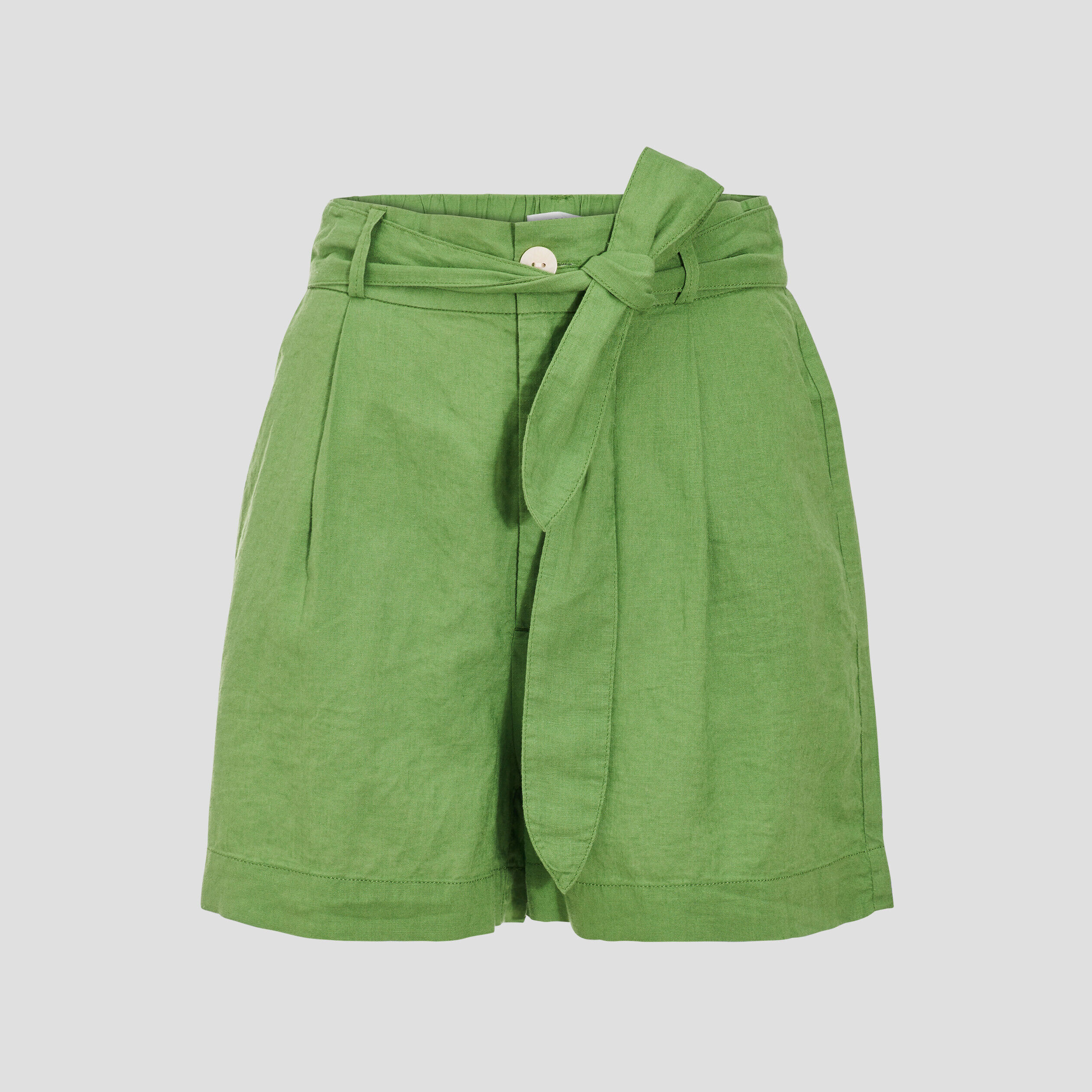 Short ample ceinturé vert femme | Cache Cache