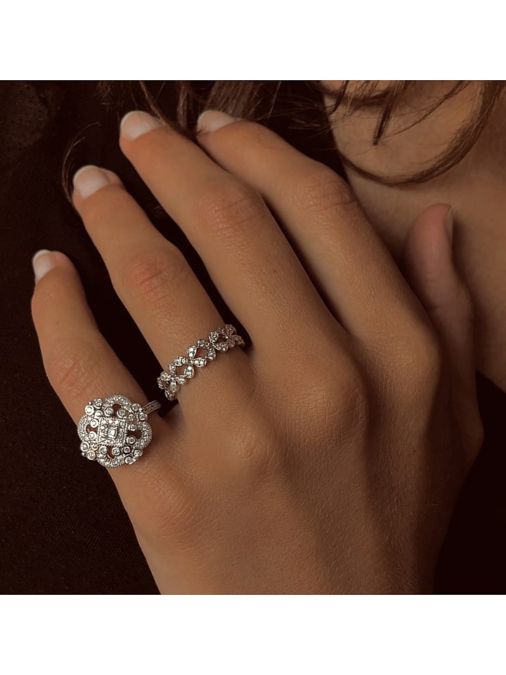 DI GIORGIO Silber-Ring mit Edelsteinen günstig kaufen