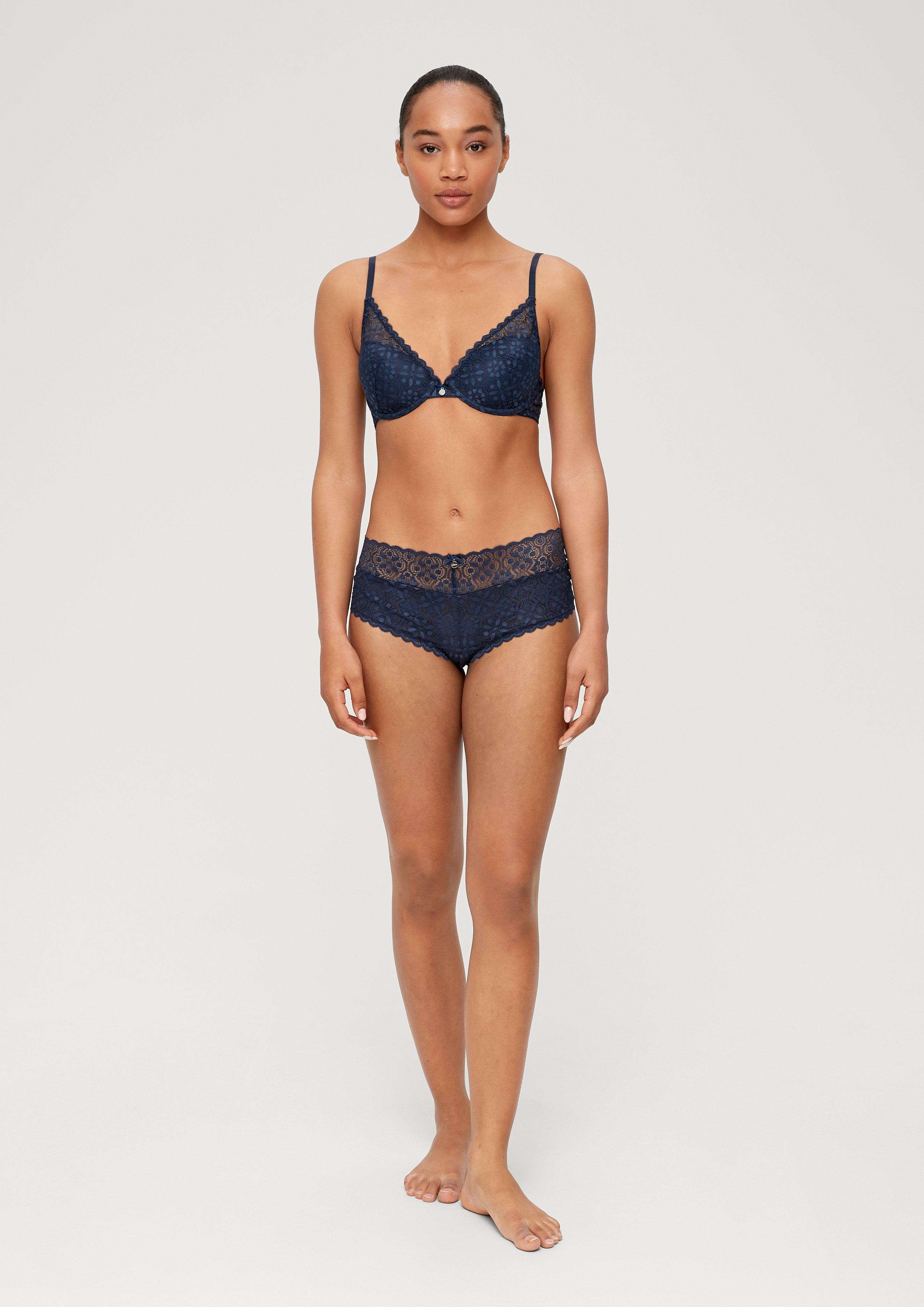 Highwaist-Slip mit Spitze  6006273-5865