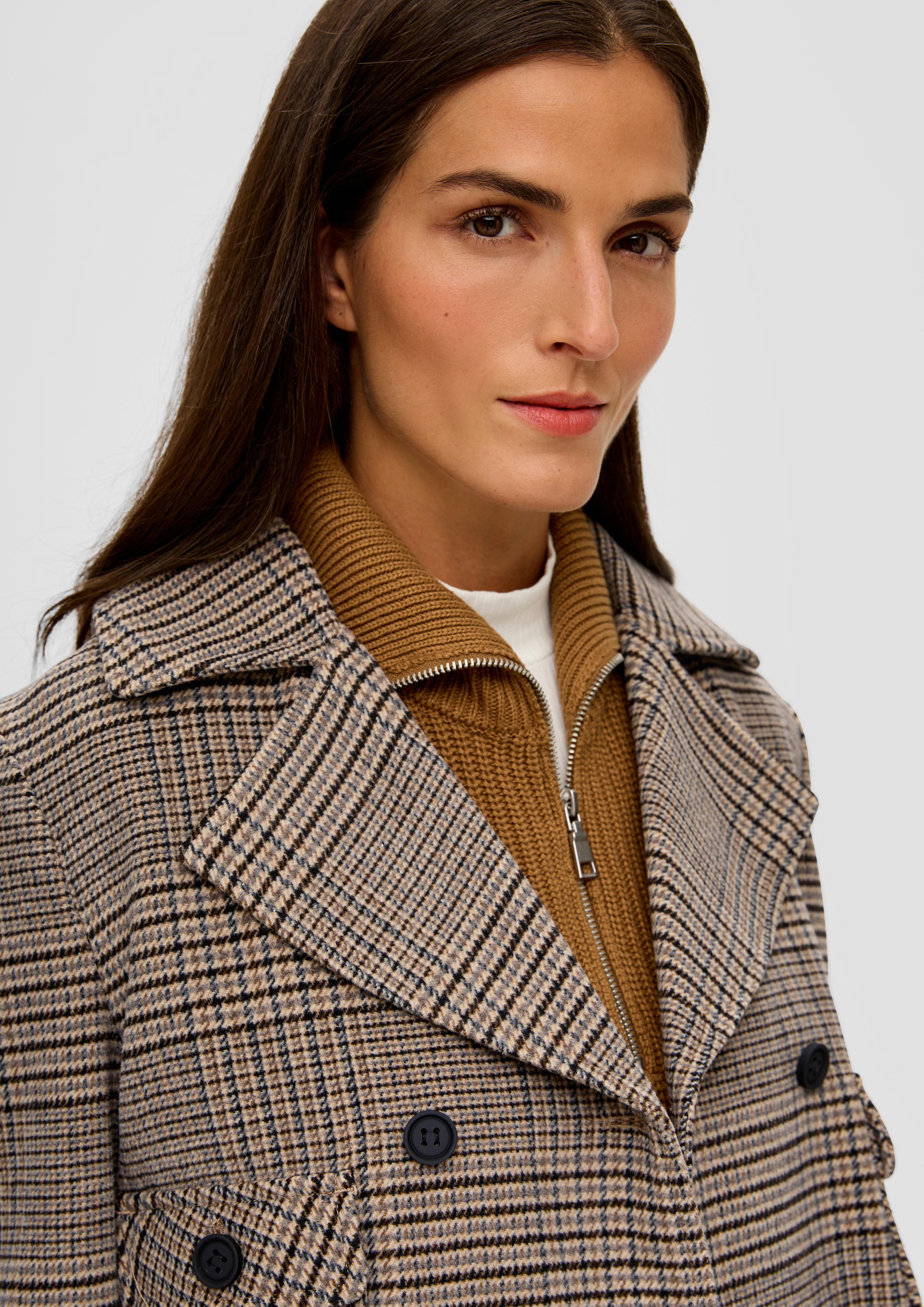 Cropped Blazer aus Wollmix  2135863-99N2