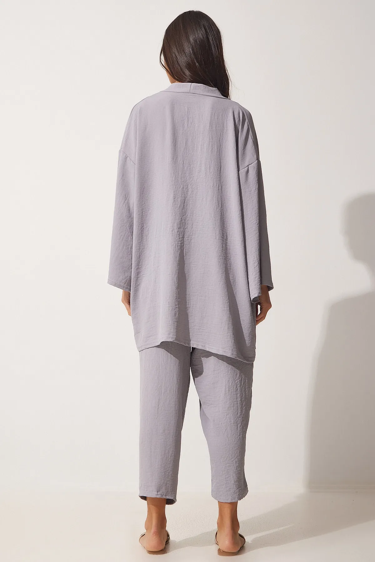 Happiness İstanbul  Zweiteiler - Grau - Oversized