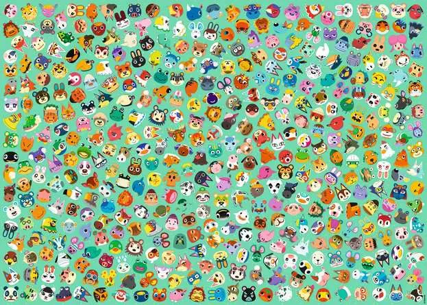Puzzle 1000 Teile - Challenge Animal Crossing