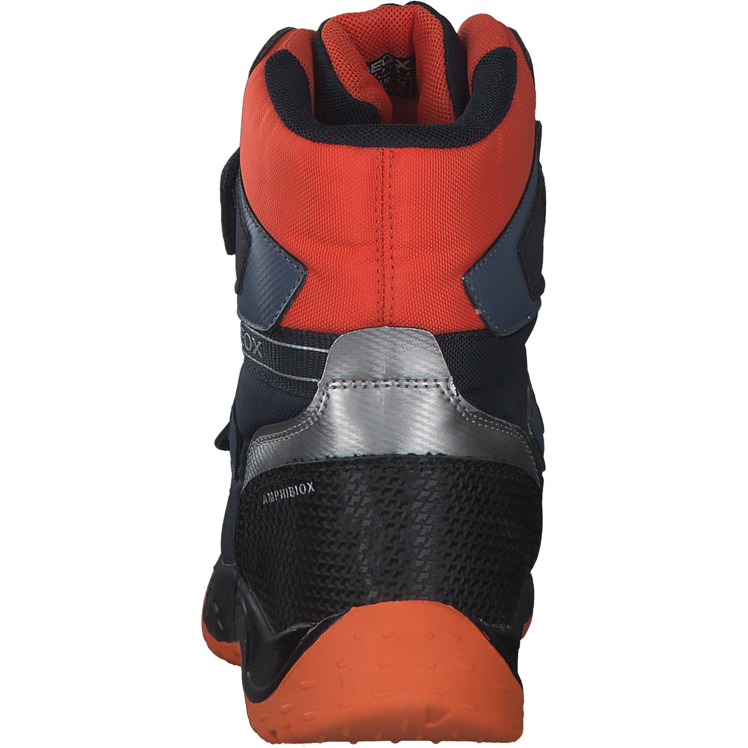 Geox J26FSB, Stiefeletten (Kinder), Kinder, NAVY/ORANGE