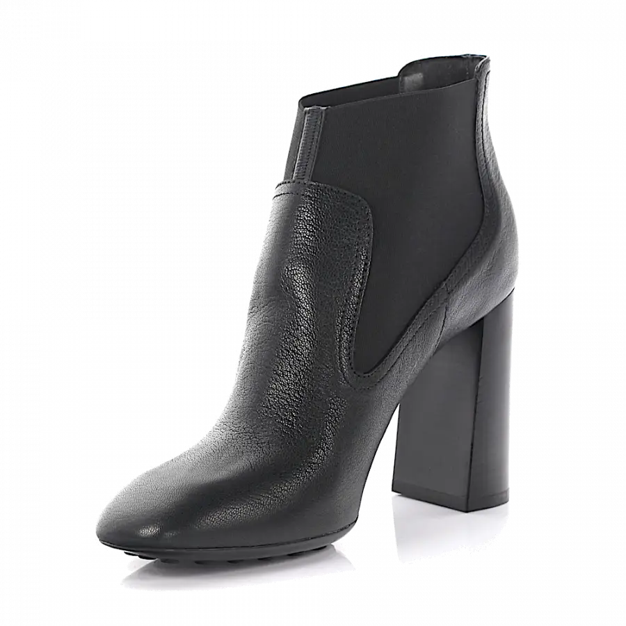 Tod's - Tods Stiefeletten Gomma T95 Leder schwarz - schwarz