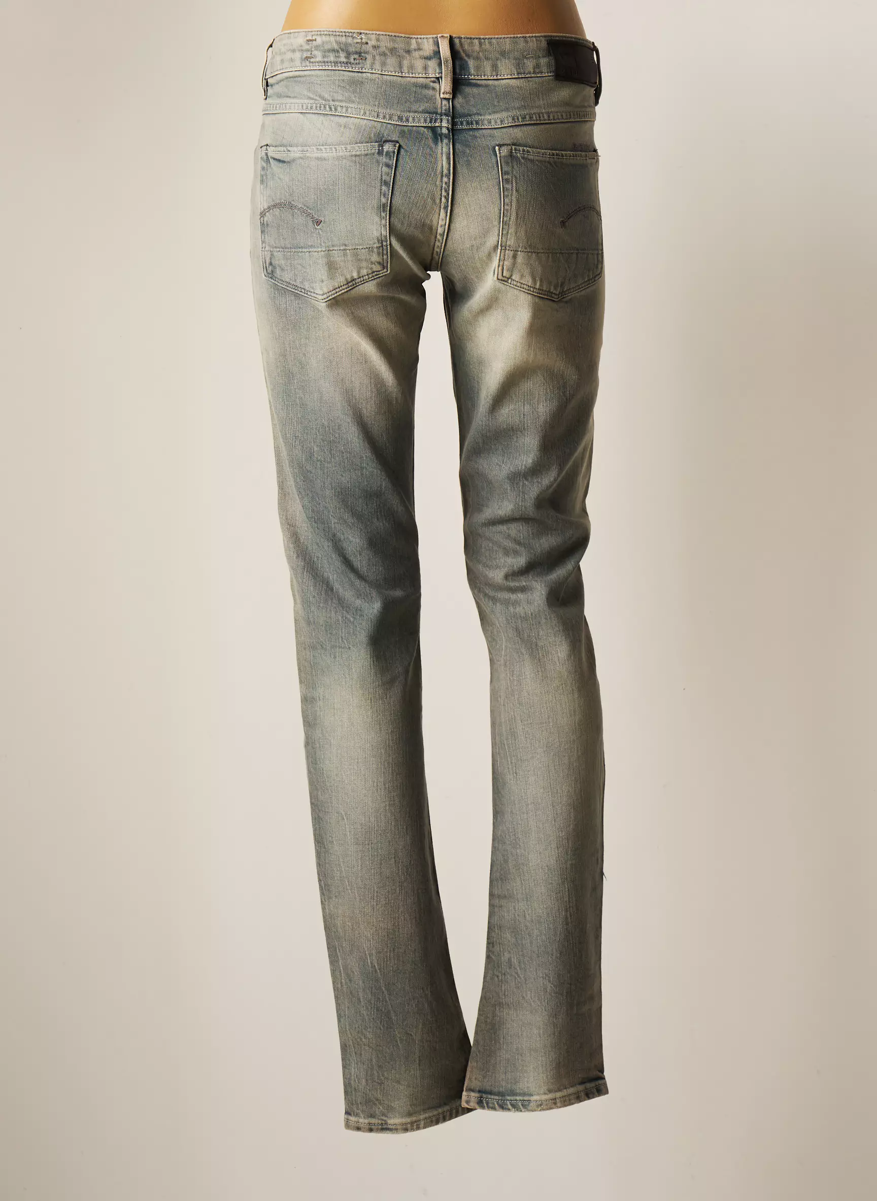 G Star Jeans Coupe Slim Femme couleur gris