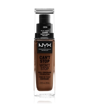 NYX Professional Makeup Can't Stop Won't Stop 24-Hour Foundation Flüssige Foundation-30 ml