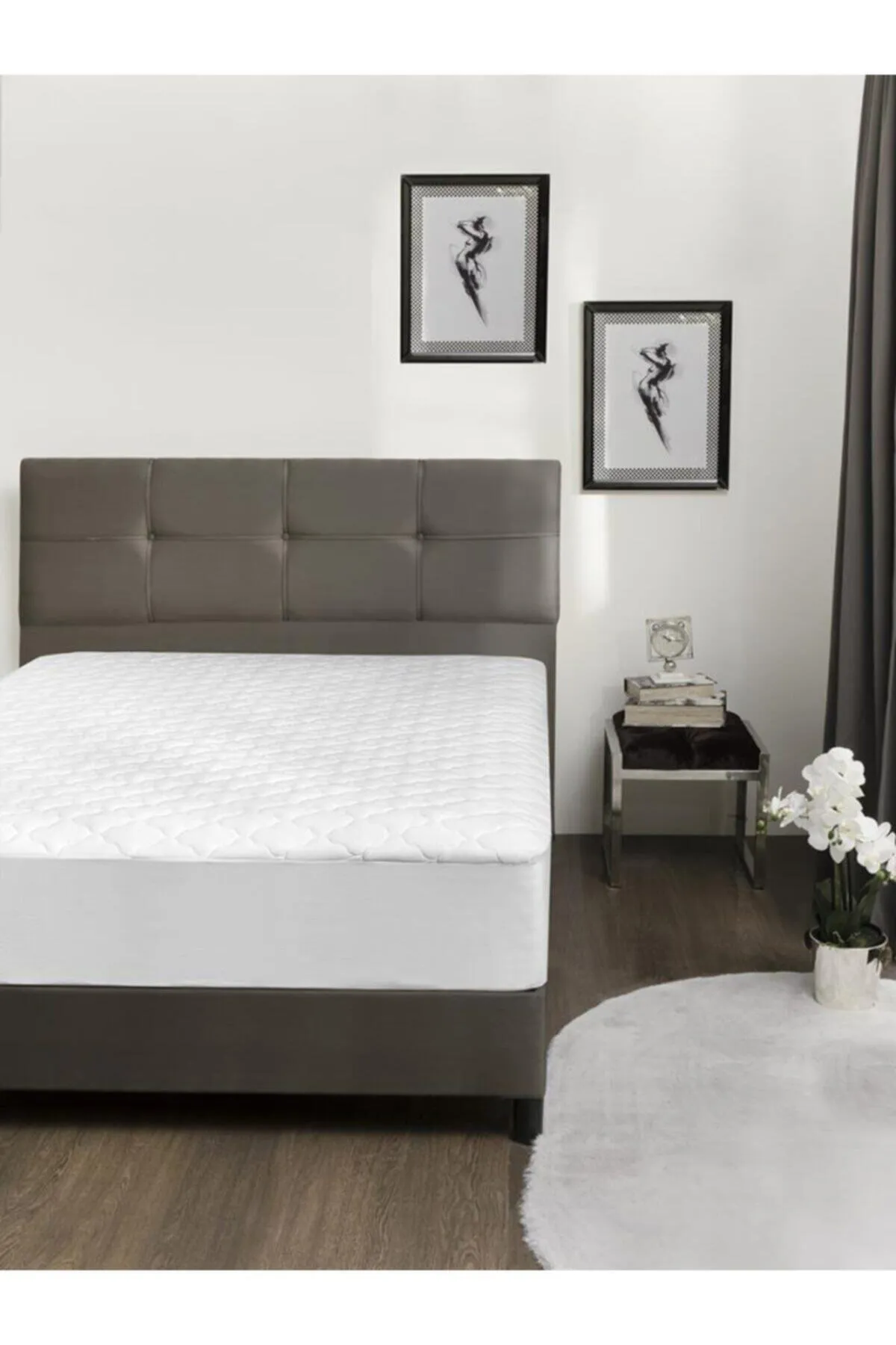 Karna Home  Gesteppte, flüssigkeitsdichte Matratze 180 x 200 cm (7 VERSCHIEDENE GRÖSSEN)
