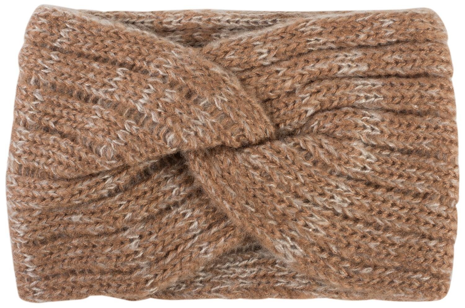 styleBREAKER Stirnband (1-St) Feinstrick Stirnband mit Twist Knoten