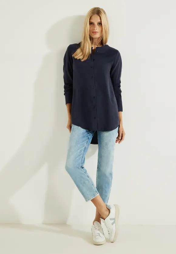 CECIL Longbluse in Unifarbe