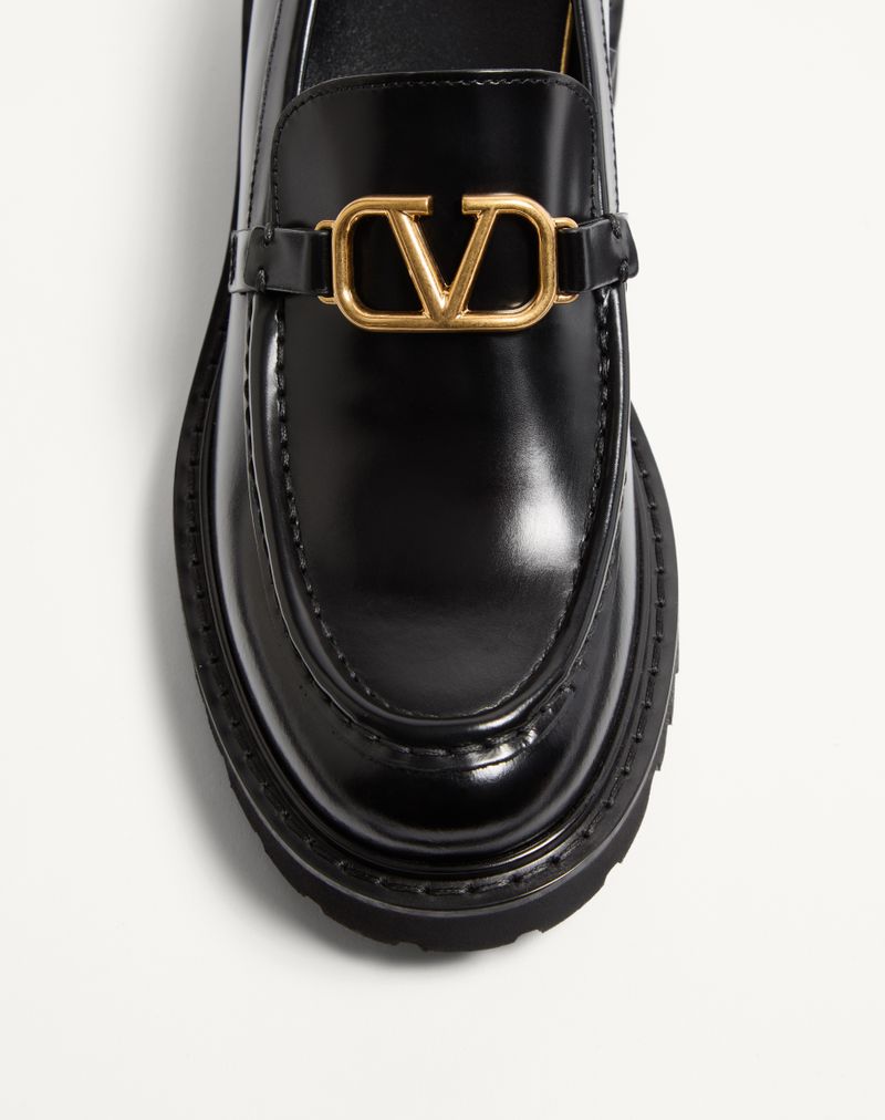Mocassim de pele de bezerro exclusivo VLogo