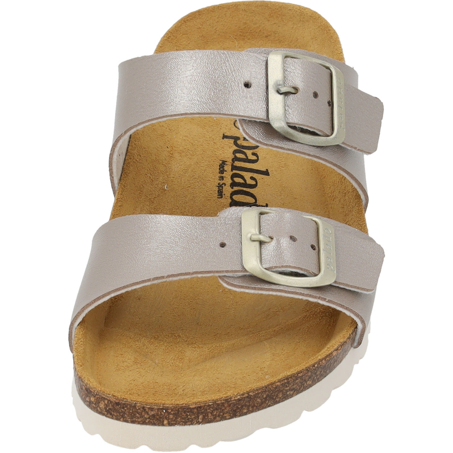 Palado Samos PF, Pantoletten, Damen, Beige Metallic