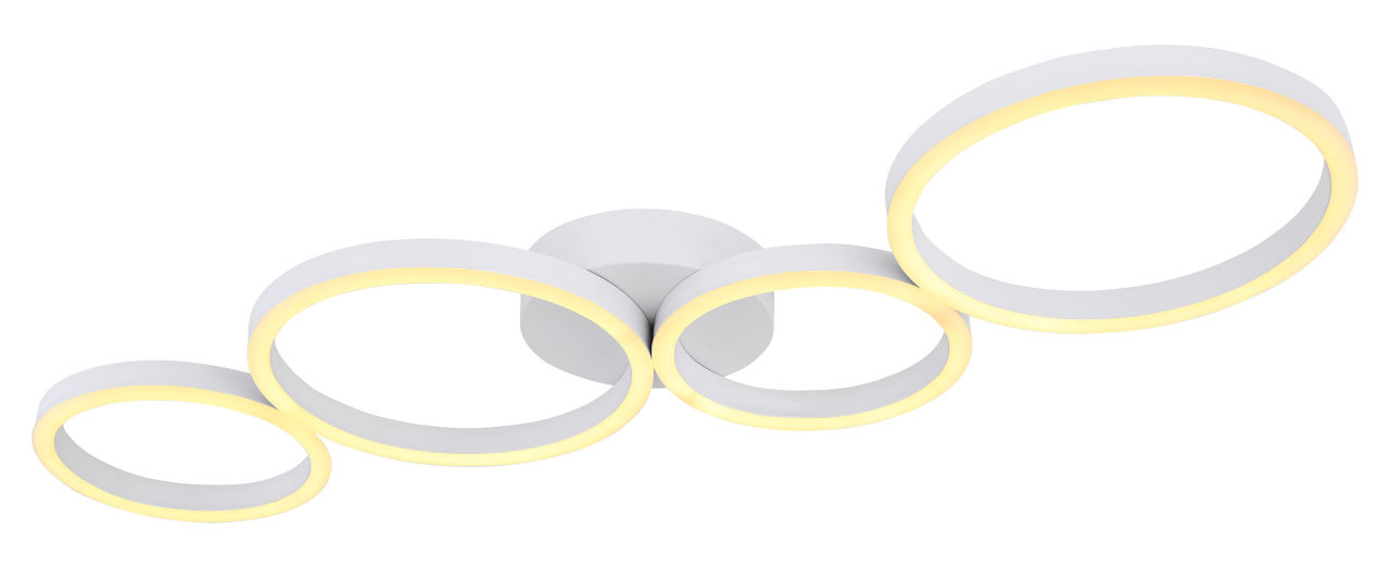Globo Lighting - VENOSA - Deckenleuchte Metall weiß, LED