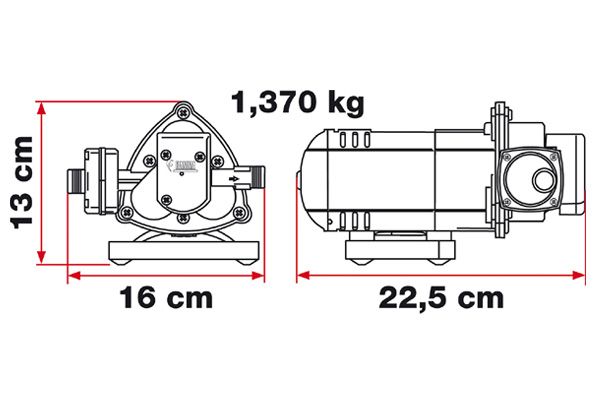 Fiamma Aqua 8 10 Liter Wasserpumpe