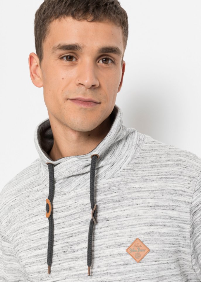 Sweatshirt mit Stehkragen