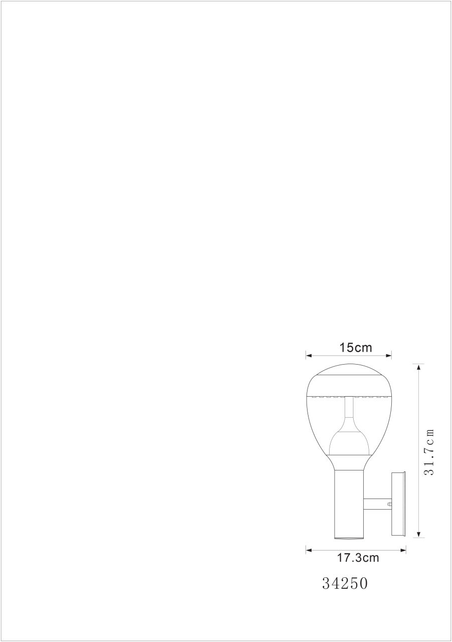 Globo Lighting - CALLISTO - Außenleuchte Edelstahl, LED