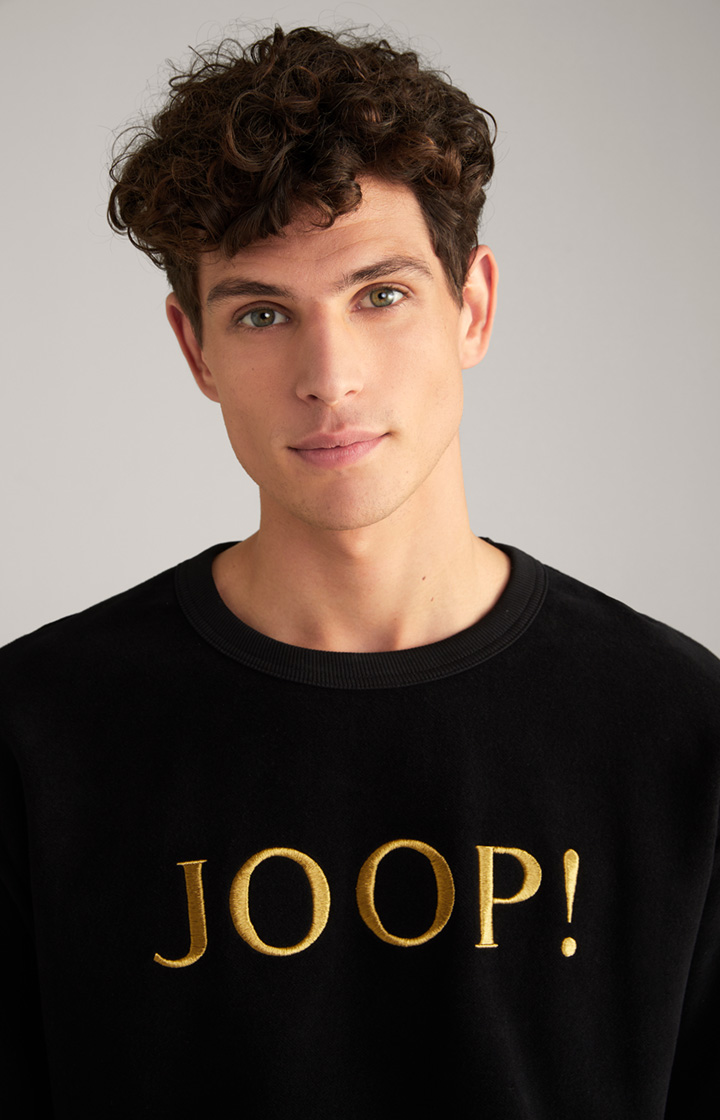 Loungewear Sweatshirt in Schwarz