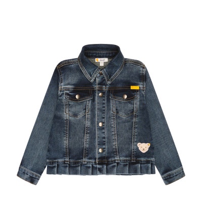 Jeansjacke, dunkelblau für Mädchen