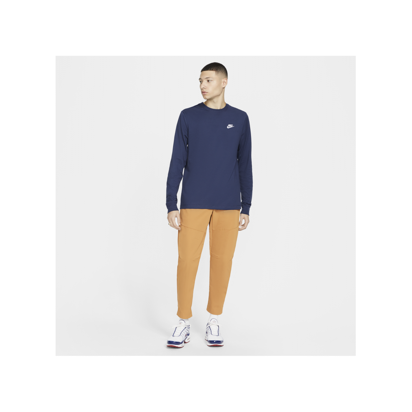 Nike Club Sweatshirt Blau Weiss F410