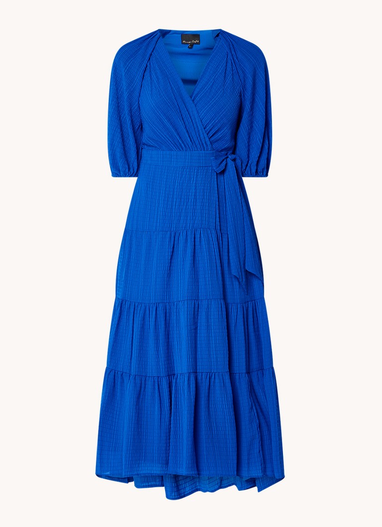 Phase Eight Morven Wrap Dress Cobalt 08