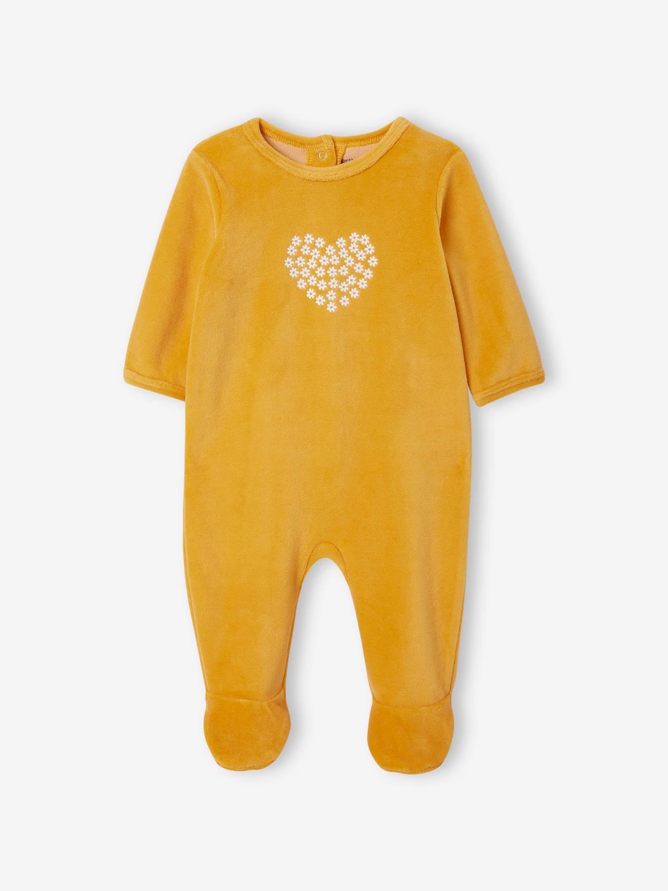 Lot de 3 dors-bien bébé en velours BASICS vert de gris